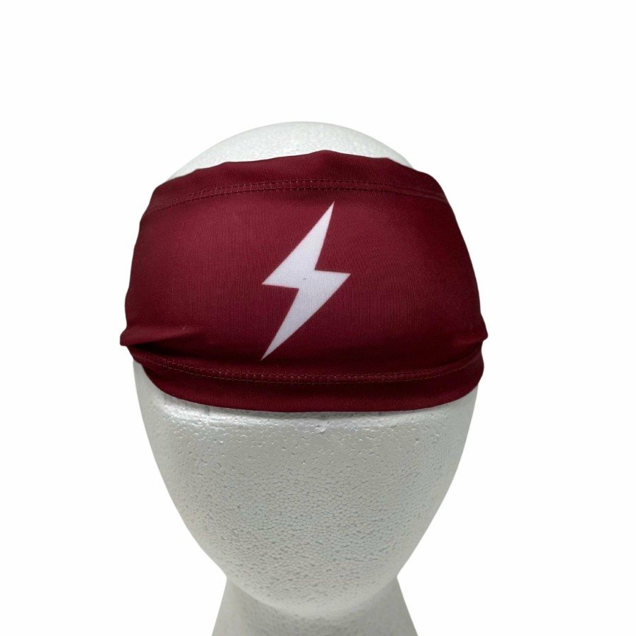 Apparel * | Bruce Bolt Performance Headband Maroon