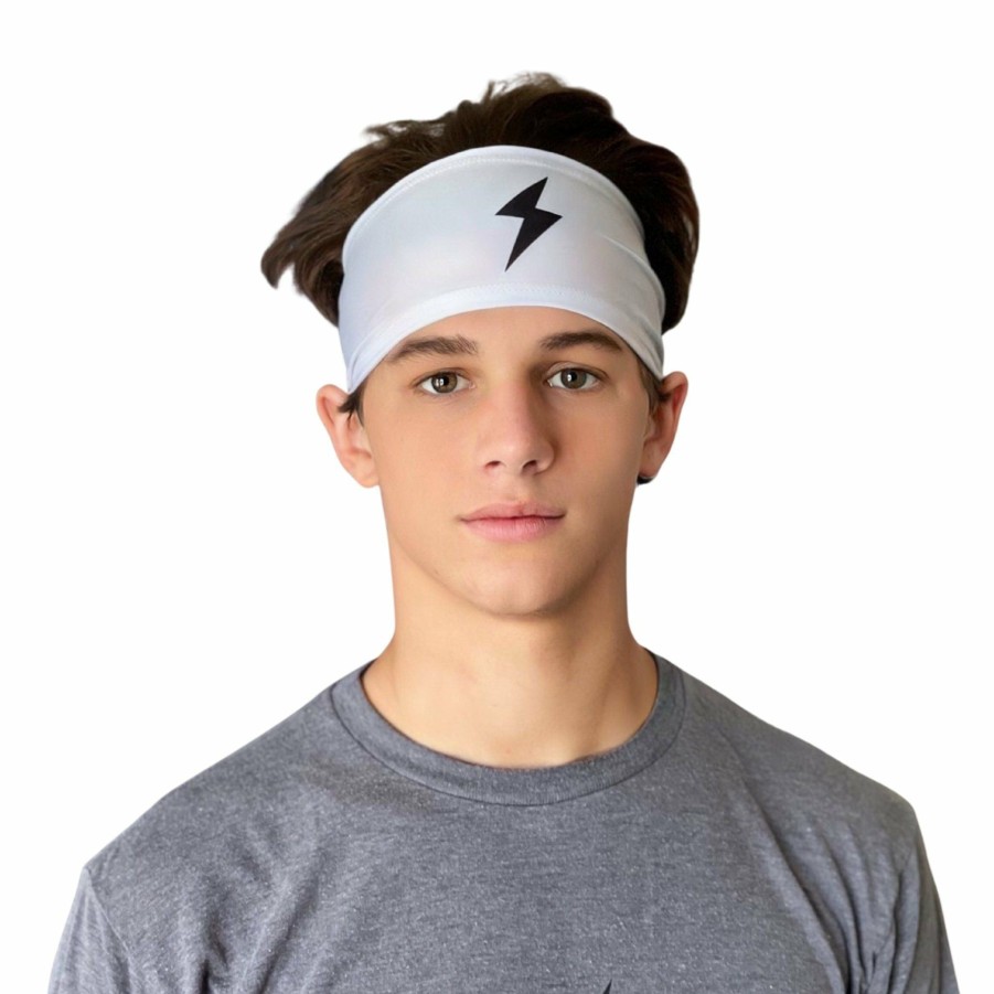 Apparel * | Bruce Bolt Performance Headband White