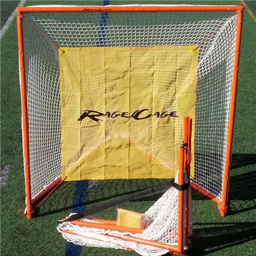 Team Sports * | Rage Cage Club-V4 Full-Size Folding Lacrosse Goal