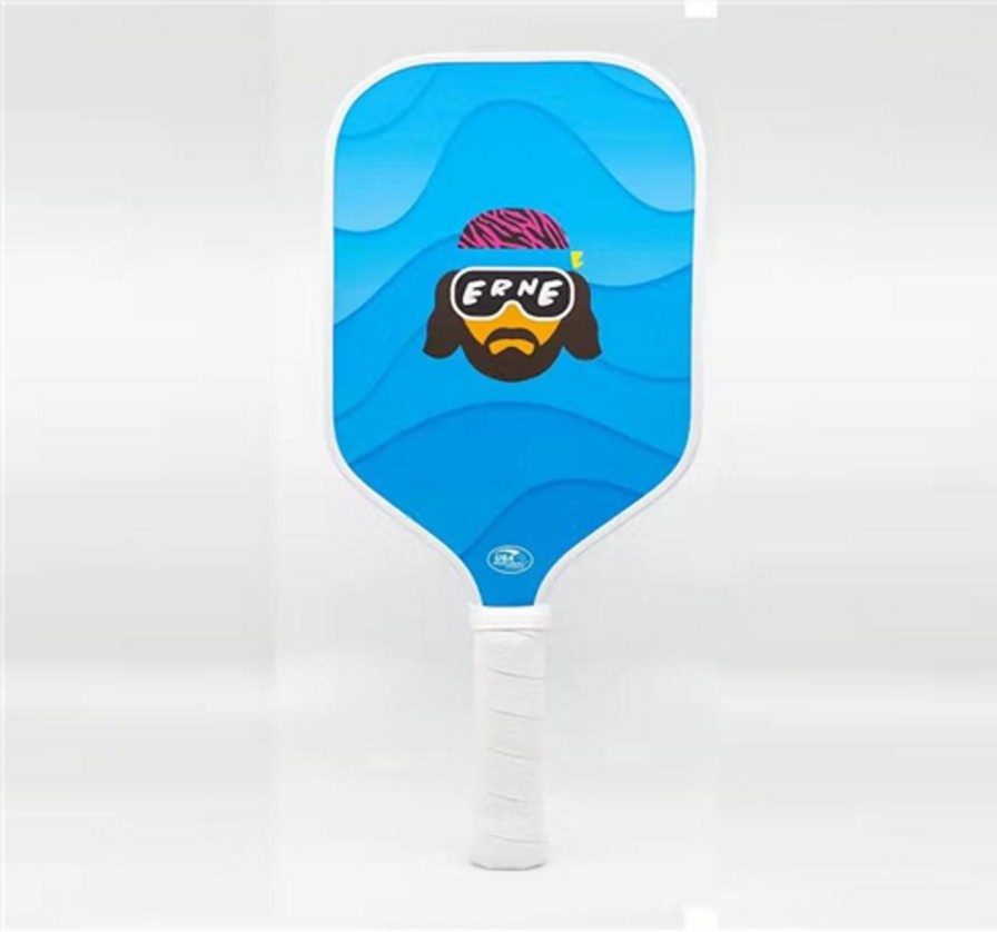 Team Sports * | Erne Pickleball Blue Raspberry Paddle