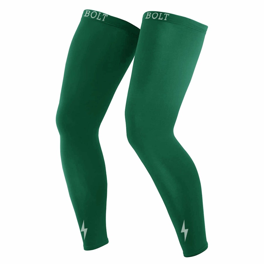 Bats & Gear * | Bruce Bolt Xtra Long Compression Leg Sleeves (Pair) Green