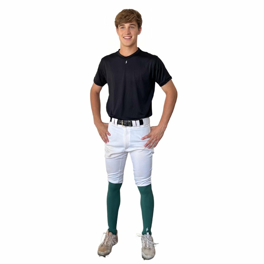 Bats & Gear * | Bruce Bolt Xtra Long Compression Leg Sleeves (Pair) Green