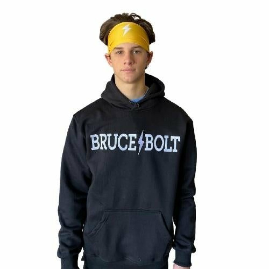 Apparel * | Bruce Bolt "Bruce Bolt" Hoodie Black