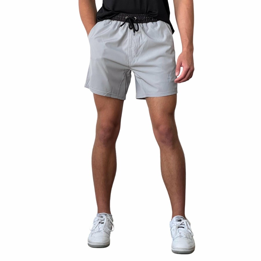 Apparel * | Bruce Bolt 5 Short W/ Liner Grey