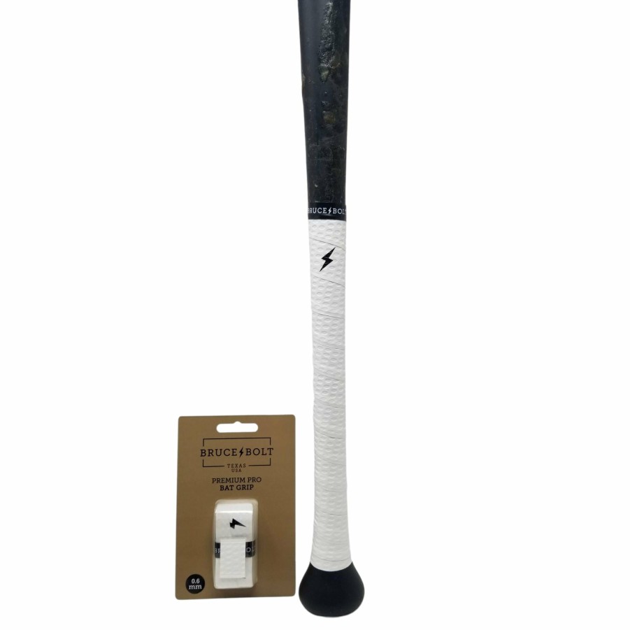 Bats & Gear * | Bruce Bolt Premium Pro Bat Grip White