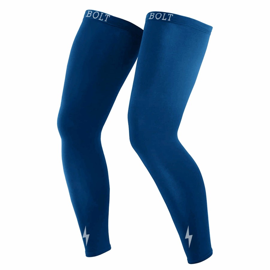 Bats & Gear * | Bruce Bolt Xtra Long Compression Leg Sleeves (Pair) Royal