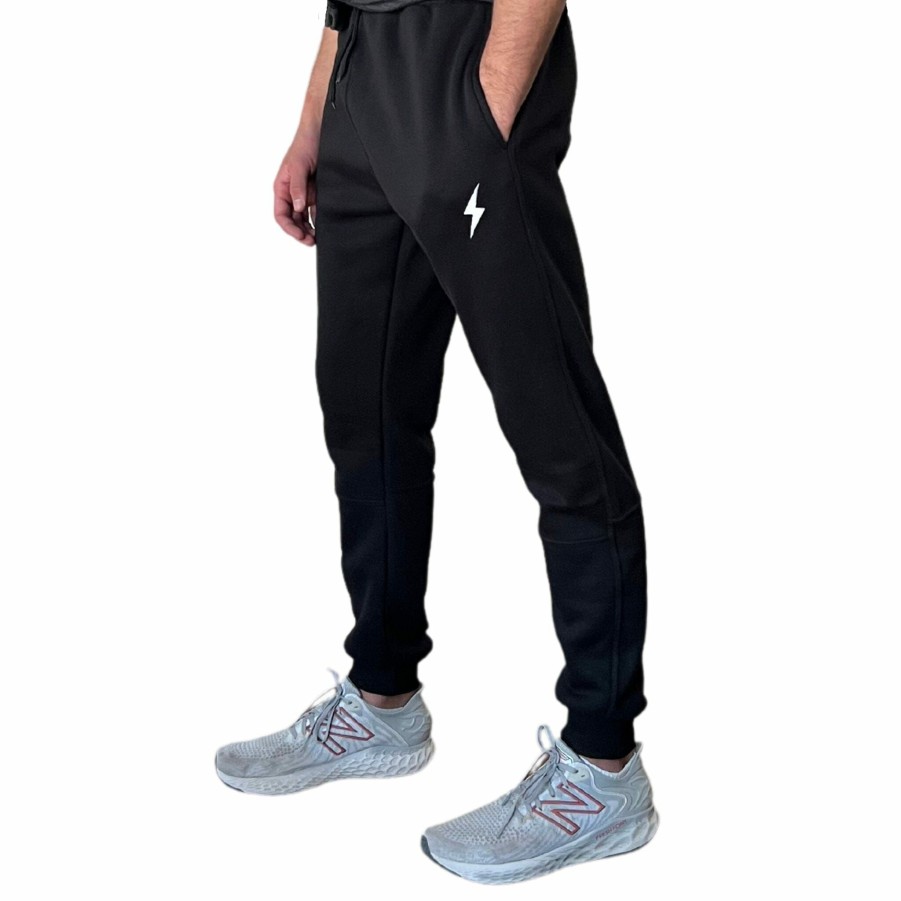 Apparel * | Bruce Bolt Cotton Joggers Black