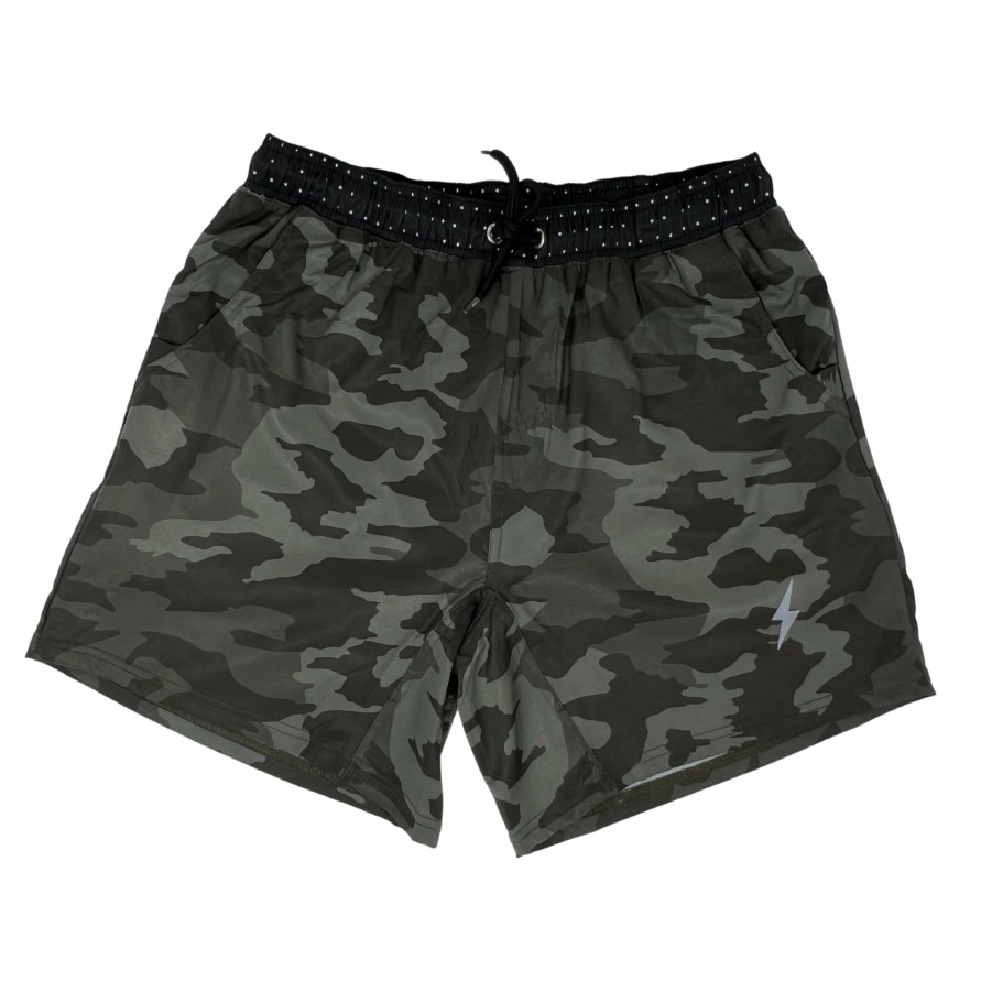 Apparel * | Bruce Bolt 5 Short W/ Liner Camo Green