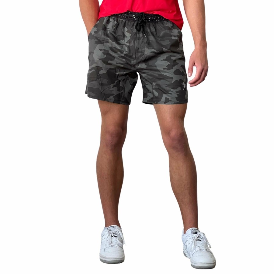 Apparel * | Bruce Bolt 5 Short W/ Liner Camo Green