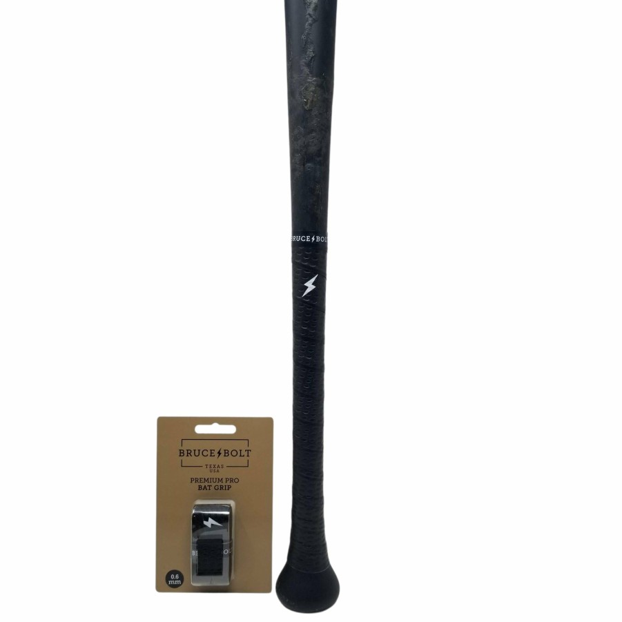 Bats & Gear * | Bruce Bolt Premium Pro Bat Grip Black