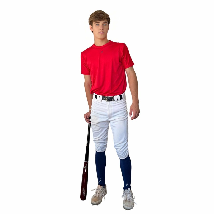 Bats & Gear * | Bruce Bolt Xtra Long Compression Leg Sleeves (Pair) Black