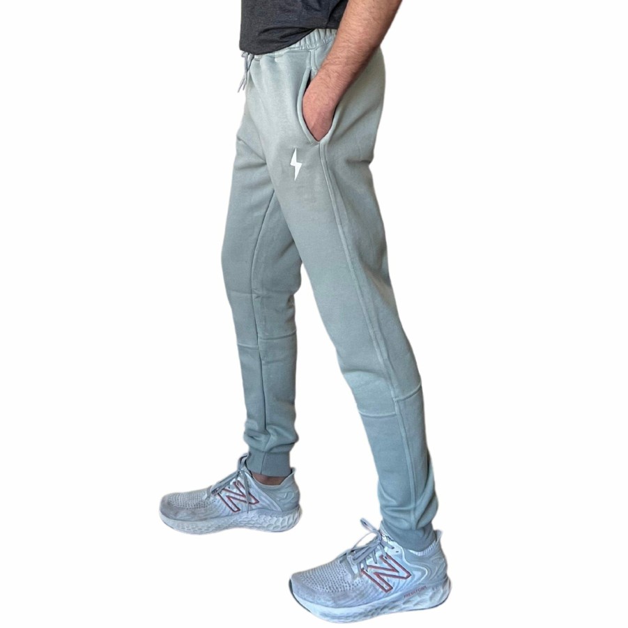 Apparel * | Bruce Bolt Cotton Joggers Grey