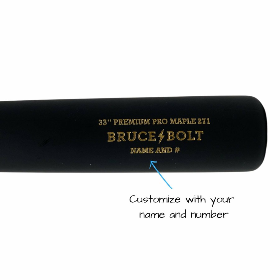 Bats & Gear * | Bruce Bolt Custom Premium Pro Wood Bat 271 And 271Y Model