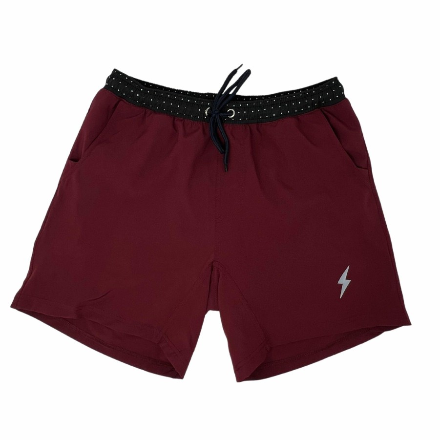 Apparel * | Bruce Bolt 7 Shorts Maroon