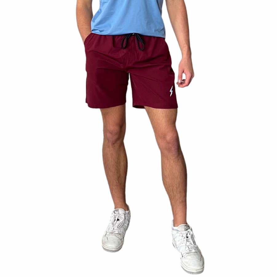 Apparel * | Bruce Bolt 7 Shorts Maroon