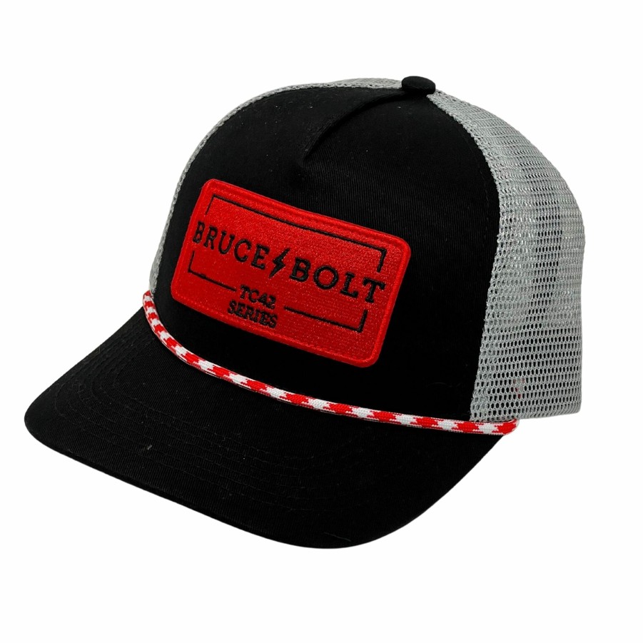 Apparel * | Bruce Bolt "Tc42 Series" Patch 5-Panel Snapback Mesh Trucker Hat