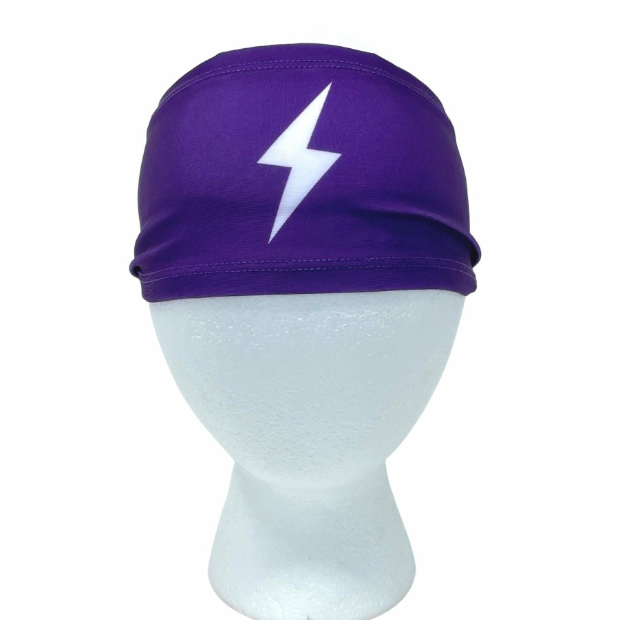 Apparel * | Bruce Bolt Performance Headband Purple