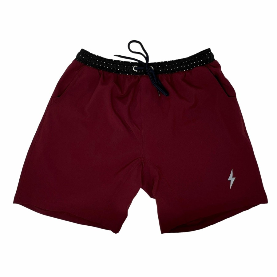 Apparel * | Bruce Bolt 5 Short W/ Liner Maroon