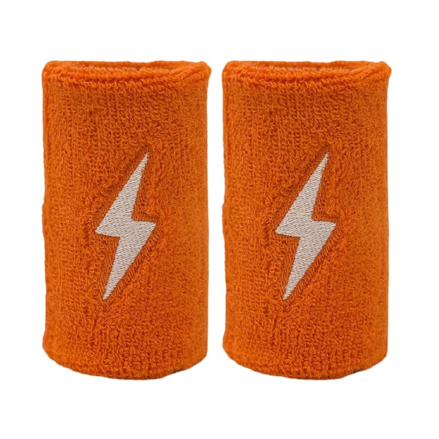 Bats & Gear * | Bruce Bolt Premium Pro Wrist Bands Orange