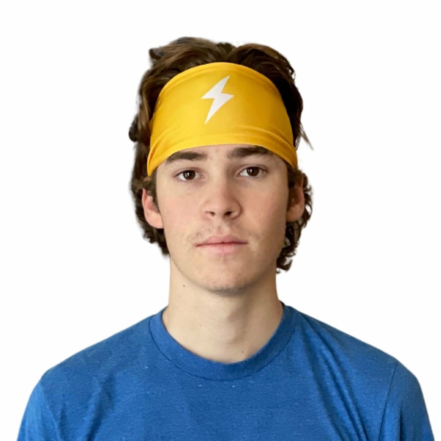 Apparel * | Bruce Bolt Performance Headband Yellow